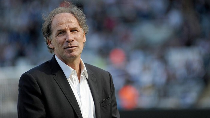 NEWCASTLE UPON TYNE, ENGLAND - AUGUST 31:Guest Franco Baresi comes on to the pitch at half time during the Barclays Premier League match between Newcastle United and Fulham at St. James Park  on August 31, 2013, in Newcastle upon Tyne, England. (Phot
