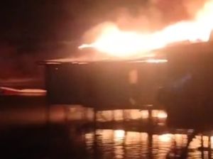 Kebakaran Hebat di Tallo Makassar Hanguskan 50 Rumah Warga