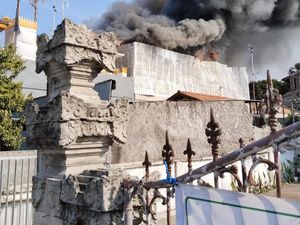 Tabung Gas Diduga Bocor, Gudang di Seririt Buleleng Ludes Terbakar