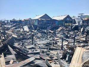 Kesaksian Warga Saat 56 Rumah Terbakar di Makassar, Emas-Uang Panai Hangus