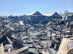 Kesaksian Warga Saat 56 Rumah Terbakar di Makassar, Emas-Uang Panai Hangus