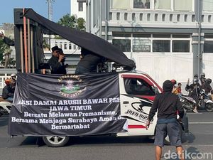 Massa PSHT Desak Polisi Usut Tuntas Aksi Premanisme DC di Surabaya