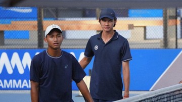 Habis Susah Wakil RI di Seri Kedua Men's World Tennis Championship
