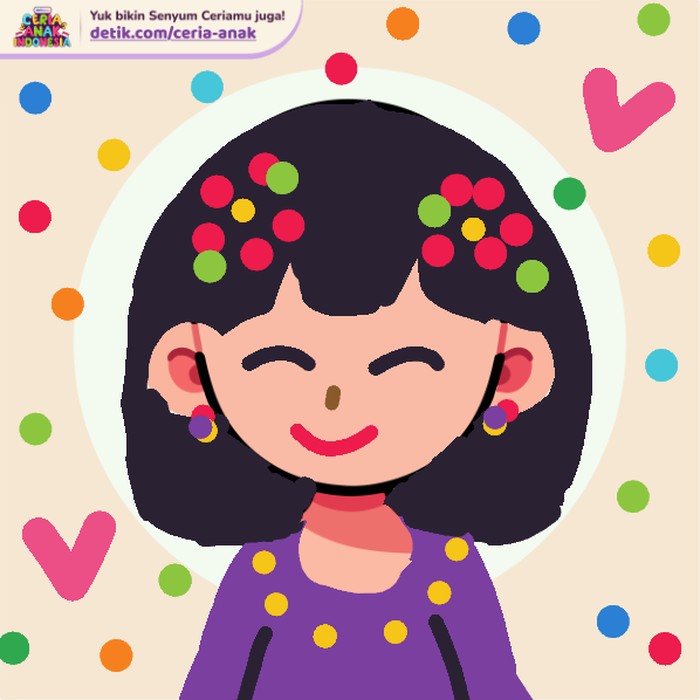 Sketsa wajah karya Sharone Agnes