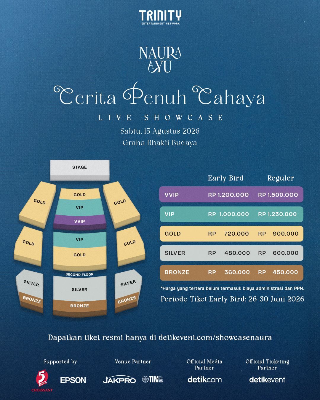 Tiket Naura Ayu &ldquo;Cerita Penuh Cahaya Live Showcase&rdquo;