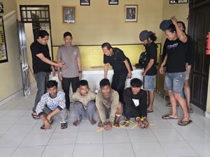 4 Pria Komplotan Pencuri 36 Baterai Induk PLN di Bone Ditangkap