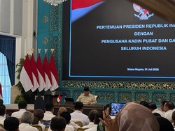 Prabowo Canda ke Pimpinan Kadin soal Pakai Pesawat Sendiri-Rangkap Jabatan