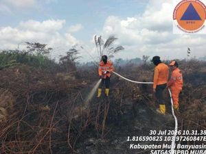 Karhutla di Sumsel Makin Luas, Pemadaman Terus Dioptimalkan