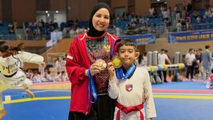 Tya Ariestya Bangga Si Bungsu Bawa 2 Medali Kejuaraan Taekwondo di Korea