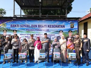 Warga Pagar Alam Apresiasi Sumur Bor-Pos Kamling Bantuan Polda Sumsel