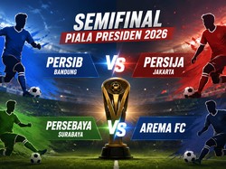 Jadwal Semifinal Piala Presiden 2026: Persib vs Persija, Persebaya vs Arema FC