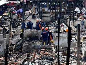 Kebakaran Pasar Sepinggan Hanguskan 250 Kios, Inafis Kumpulkan Bukti