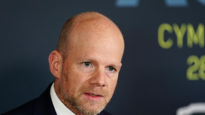 FIFA Secretary General, Mattias Grafstrom during the International Football Association Board AGM in Cardiff. Picture date: Saturday February 28, 2026. (Photo by David Davies/PA Images via Getty Images)