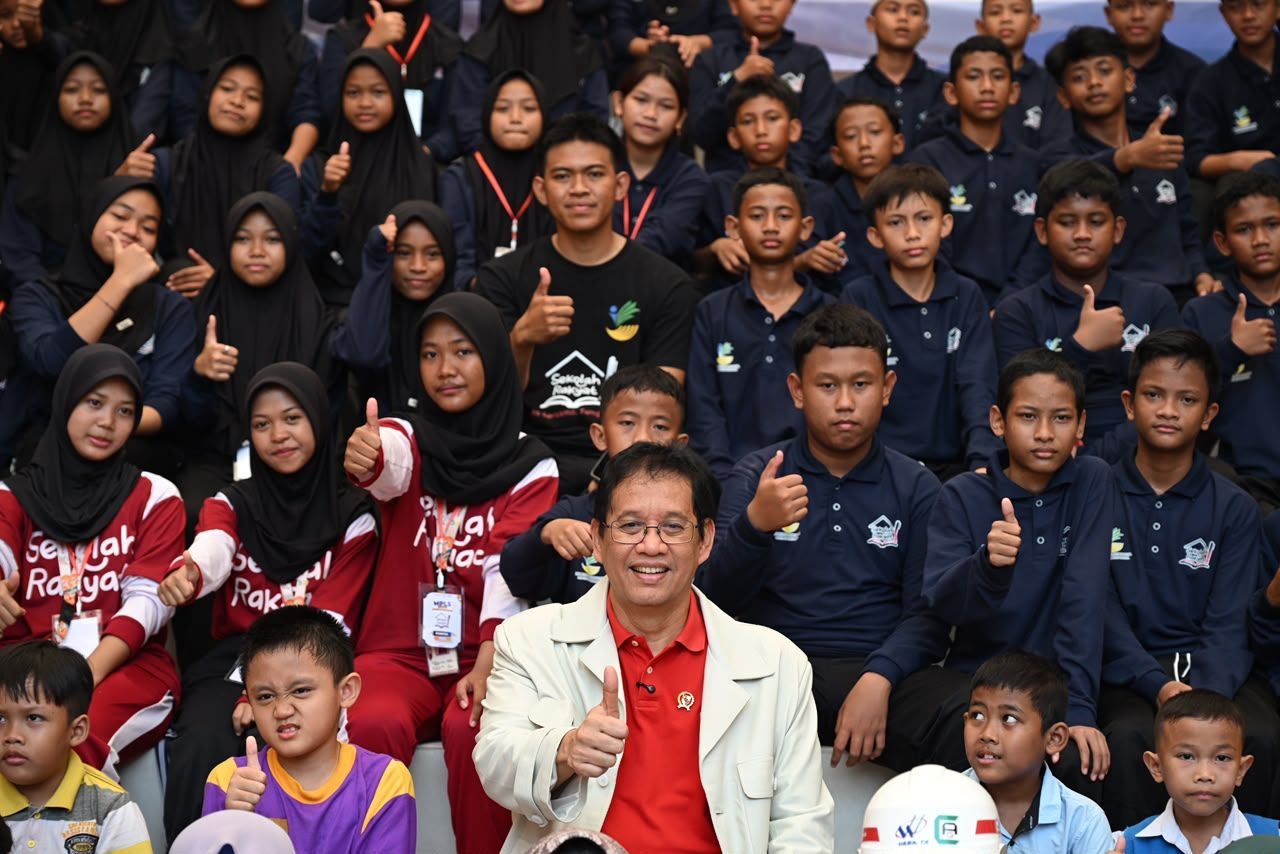 Menkeu Kunjungi Sekolah Rakyat Surabaya, Pastikan  Asrama dan Kelas Layak Guna . (Dok Kemenkeu)