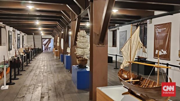 Museum Bahari Suasana Museum Bahari pada Rabu (29/7). Di gedung yang dulunya gudang rempah era kolonial Belanda ini, kamu bisa mengenal sejarah sekaligus kekayaan tradisi maritim Nusantara.
