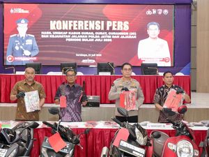 51 Curanmor Terungkap Selama Juli 2026, Kendaraan Dikembalikan ke Pemilik