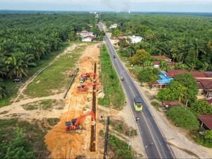 Proyek Pipa Gas Dusem Segmen 2 Garapan Brantas Abipraya Capai 32%