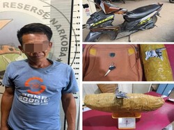 Pengedar Narkotika di Prabumulih Ditangkap, 1 Kg Ganja Diamankan