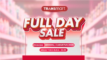 Baru Gajian Nih! Besok Serbu Transmart Full Day Sale, Pesta Diskon 50% + 20%
