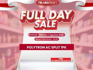 Beli AC Split 1 PK di Transmart Full Day Sale Bisa Diskon Rp 1,7 Juta