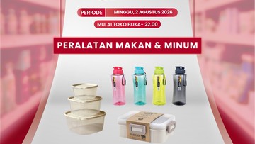 Beli Tempat Makan dan Minum di Transmart Full Day Sale Mulai Rp 12.000