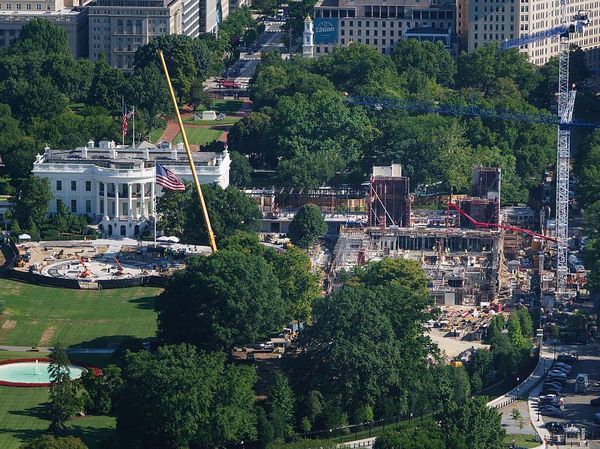 Proyek Ballroom Impian Trump Mulai Kelihatan Wujudnya
