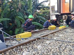 Truk Tertabrak Kereta Api di Sergai, Perjalanan Terganggu