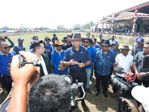 AHY Buka Lomba Karapan Sapi: Budaya Nusantara Harus Dijaga dan Diwariskan
