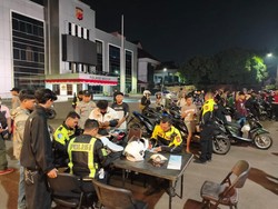 75 Pemotor Berknalpot Brong Terjaring Razia di Bogor