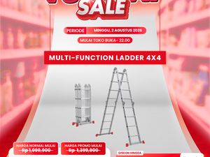 Serbu! Tangga Multifungsi Murah Meriah di Transmart Full Day Sale