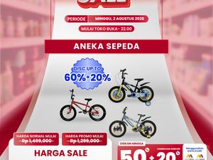 Beli Sepeda Jadi Semurah Ini di Transmart Full Day Sale