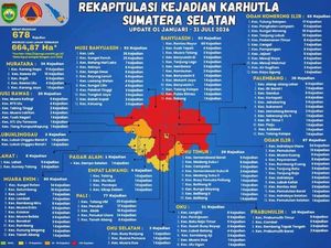 Zona Merah Karhutla di Sumsel Jadi 9 Daerah, Mana Saja?
