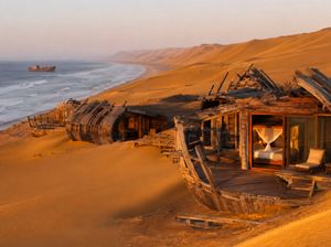 Unik! Hotel Ini Dirancang Menghilang di Gurun Namibia