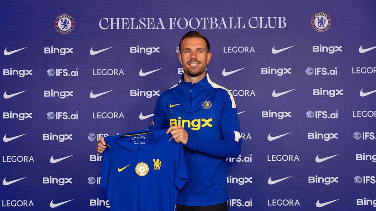 Jordan Henderson resmi berseragam Chelsea. (Chelsea FC/Chris Lee - Chelsea FC)