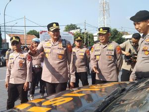 Siaga Kejahatan Jalanan, Ratusan Armada Polres Majalengka Dicek