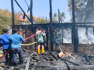 Video: Kebakaran Hanguskan 1 Rumah di Polman,  3 Orang Tewas