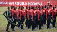 76 Anggota Paskibraka Nasional Matangkan Persiapan HUT Ke-81 RI