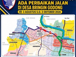 Jalan Semarang-Purwodadi di Bringin Diperbaiki, Ini Jalan Alternatifnya