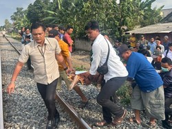 Cari Anak yang Main di Dekat Rel, IRT di Lampung Tewas Tertemper Kereta