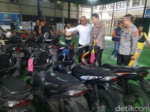 7 Maling Motor Sindikat Lampung Disikat Polisi di Sumedang