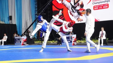 Indonesia Sudah 9 Emas di Asian Taekwondo Indonesia Open 2026