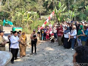 Warga Sambeng Magelang Geruduk Tambang Pasir di Sungai Progo