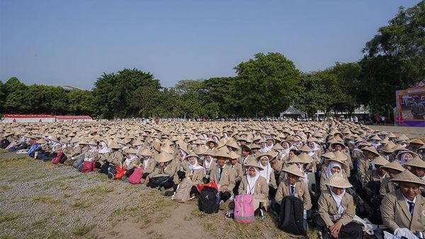 Potret 11.099 Mahasiswa Baru Ikuti PIONIR UGM Hari Pertama