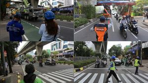 Wajah Baru Penyebrangan di Tendean, JPO Berganti Pelican Crossing