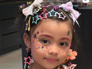 Foto Anak Siti Badriah-Ashanty Ikut Tren Makeup Naykilla, Centil Menggemaskan