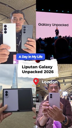 Video: Begini rasanya liputan Galaxy Unpacked 2026 di London