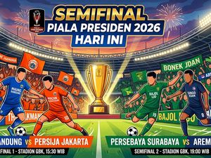 Semifinal Piala Presiden 2026 Hari Ini: Persib vs Persija, Persebaya vs Arema FC