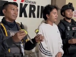 Jukir Bawa Badik Resahkan Pengunjung Rumah Makan di Kendari Ditangkap