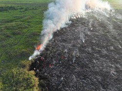 Pemadaman Karhutla di Lahan Gambut OKI-Muara Enim Dilanjutkan