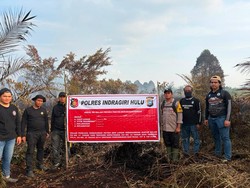 Polda Riau Tangkap Pelaku Pembakaran 5 Hektare Lahan di Inhu